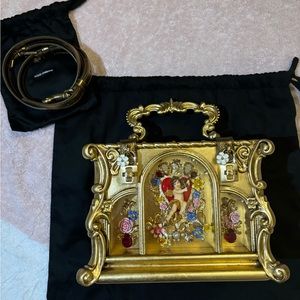 Dolce&Gabbana Runway showpiece Angel Cherub Handbag with Lights.